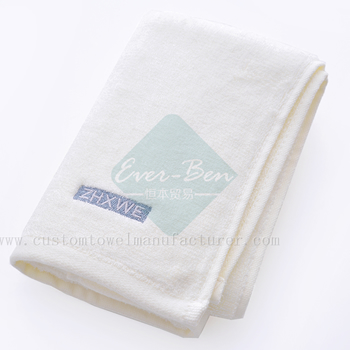 Bulk White sage green towels wholesale White Bamboo Face Towels exporter